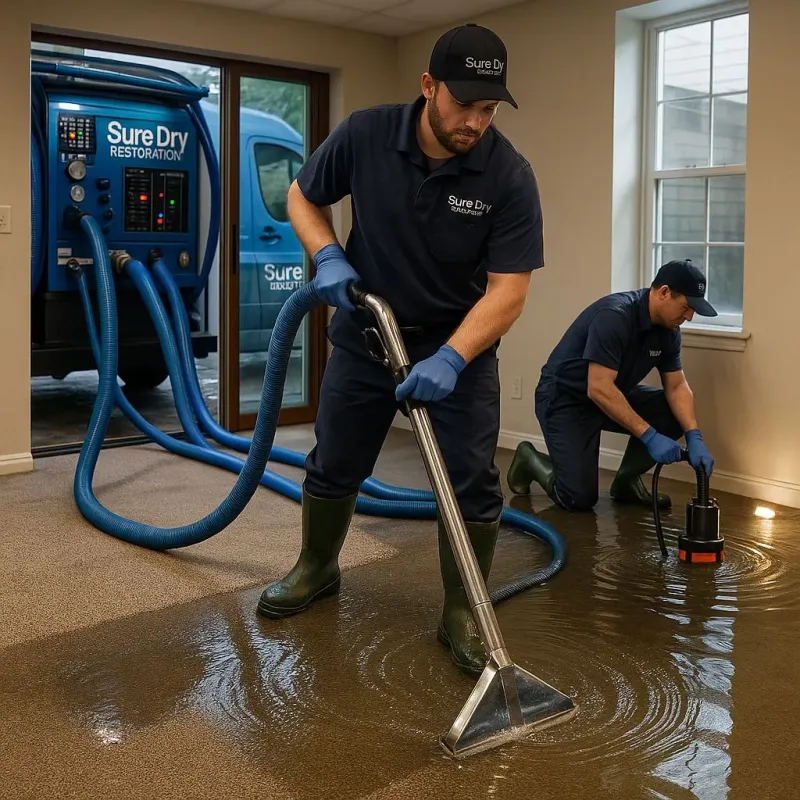 Water Extraction and Removal process in Linton, IN